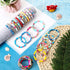 44 Pcs Heishi Preppy Bead Bracelets Colorful Clay Friendship Bracelet Y2K Stretch Beach Gold Bracelets for Women Girls...