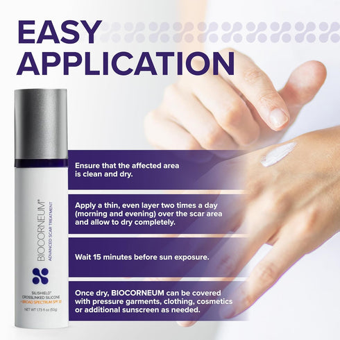 Advanced Scar Treatment with Silishield® & SPF 30 50g – Made in the USA, Fast-Drying, Water-Resistant Silicone Scar Gel - Surgeon Recommended for ...