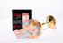 Mughe Gourmet Turkish Delight Candy Elegant Gift Box - 7oz/200g - Halal, Vegan Lokum Fruit Flavors Rose, Strawberry, Lemon, Orange, Mint - Gifts f...