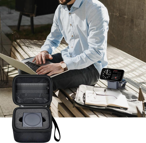 casmilee Case Compatible with Anker 3-in-1 Cube with MagSafe Charger Stand, 15W Max Fast Charging Station Holder, Foldable Wireless Storage for Ch...