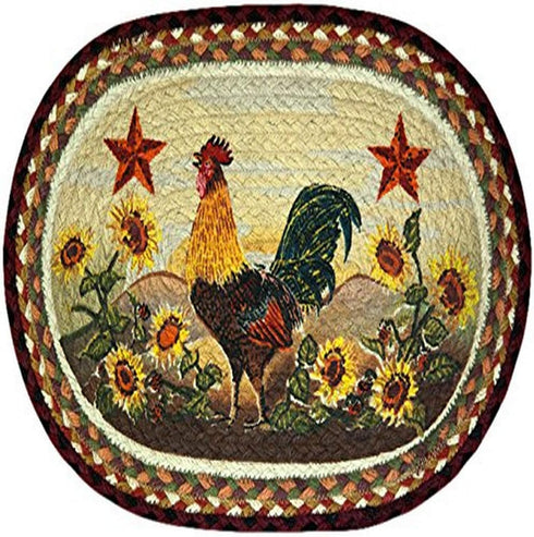 Earth Rugs 48-391MR Placemat, 13 by 19-Inch, Burgundy...