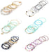 LOYALLOOK 6 Sets Bohemian Stackable Bead Bracelets for Women Stretch Bohemian Style Stretch Multilayered Boho Bracelet Set...