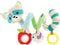 Infantino Spiral Activity Toy - Textured Play Activity Toy for Sensory Exploration and Engagement, Ages 0 and Up, Blue Raccoon...
