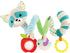 Infantino Spiral Activity Toy - Textured Play Activity Toy for Sensory Exploration and Engagement, Ages 0 and Up, Blue Raccoon...