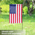 2 Pack American Flag Garden Flags Embroidered - 12''x18'', Deluxe Embroidered Stars and Sewn Stripes USA Garden Flags,Patriotic Decorative Yard Fl...