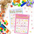 Fancy Land Girl Baby Shower Bingo Game - 24 Guests Party Game Supplies...