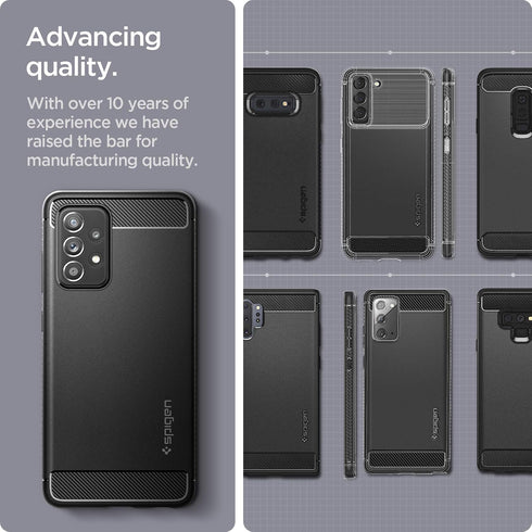 Spigen Rugged Armor Designed for Galaxy A52 5G Case (2021) - Matte Black...