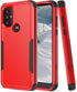 TJS for Motorola Moto G Pure 2021/Moto G Power 2022 Case, with Tempered Glass Screen Protector, Heavy Duty Rugged Shockproof Full Body Anti Scratc...