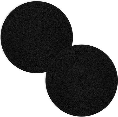 Trivets for Hot Pots and Pans 8 inches 2 Pcs, Trivet for Hot Dishes, Hot Pads for Kitchen Table, Cooking Potholder Set, Large Coasters Cotton Mat ...