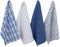 DII Tunisia Blue Market Tabletop and Kitchen Collection, Dishtowel Set, 18x28, Blue Market, Set of 4...
