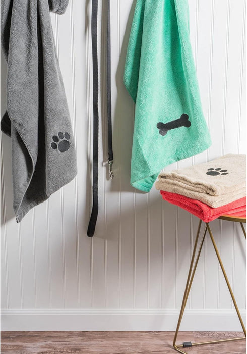 Microfiber Pet Towel - Dog Towel Super Absorbent Large Microfiber Drying Bath Towel for Dogs & Cats, 40x20 inches, Quick Drying, Lightweight Dog B...