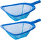 2 Pack Pool Skimmer Net, Durable Fine Mesh Pool Net Skimmer with Semi-deep Netting bag, Professional Pool Nets for Cleaning, Swimming Pool Leaf Sk...