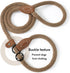 Mile High Life Slip Leads for Dogs | Heavy Duty Dog Training Leash | 4 Feet No Pull Slip Leashes w Leather Tip | Brown Rope Lead for Dogs Outside...