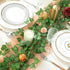 CEWOR 14 Pack 98 Feet Fake Ivy Leaves Artificial Garland Greenery Hanging Plant Vine for Bedroom Wall Decor Wedding Party Room Aesthetic Stuff...