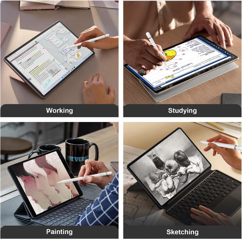 Shortcut Smart Button Stylus Pen for iPad Apple Pencil 1st 2nd Generation,BENWIS Pro 3X Fast Charge Apple Pencil Work for 2018-2023 iPad 6/7/8/9/1...