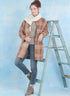 Simplicity Misses' Scarf and Relaxed Fit Coat Sewing Pattern Packet by Elaine Heigl, Design Code S9853, Sizes XS-S-M-L-XL, Multicolor...