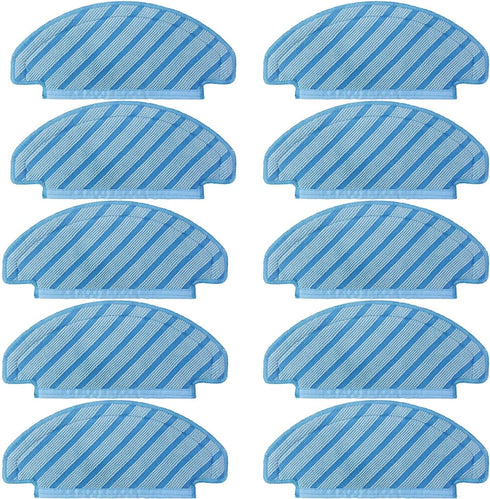 10 PCS Mopping Pads Accessories For Ecovacs Deebot Ozmo T8 AIVI T8 Max T8 T8+ Series/ T9 /T9 AIVI, N8 Pro Plus/ N8 Pro, for Yeedi Vac/Yeedi Vac Ma...