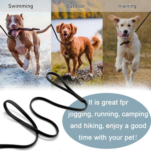 Waterproof Dog Training Leash Dog Long Leash Lead - 5FT/10ft/16ft/20ft /30ft/33ft, Suitable for Small Medium and Large Dogs, Ideal for Outdoor Bea...