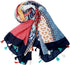 Ahyuan Scarves for Women Large Lightweight Floral Flower Spring Scarf Fashion Wrap Shawls Oversized Shawl Cape...