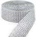 8 Row 10 Yard Rhinestones Diamonds Ribbon Bling Wrap for Crafts for Wedding Cakes, Birthday Decorations, Baby Shower Events,Party Supplies, Arts R...