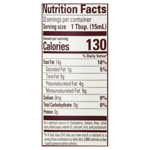 La Tourangelle, Organic Canola Oil, Expeller-Pressed Non-GMO Canola Seeds, Pesticide and Chemical Free, High Heat Neutral Cooking Oil, 16.9 fl oz...
