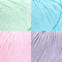 Hello Jeans 4 Skeins Different Color Bundle Yarn - Amigurumi Turkish Yarn - 4x 50gr, 160m/175yds - 55% Cotton & 45% Poliacrylic - Fine (2) - Yarn ...
