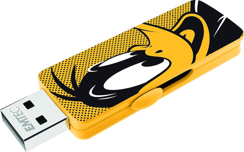 Emtec M700 Flash Drive, 16GB, Daffy Duck USB 2.0 Capless Slide-Open System...