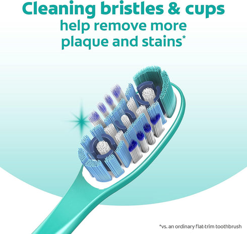 Colgate 360 Whole Mouth Clean Toothbrush, Adult Medium Toothbrushes, 5 Pack...