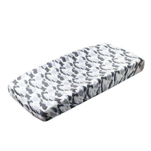 Premium Knit Changing Pad Cover by Copper Pearl: Soft, Stylish, and Universal Fit for All Standard Diaper Changing Pads, Trendy Design Changing Pa...