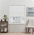 Exclusive Home Prague Trellis 100% Blackout Polyester Roman Shade, 31"x64", White...