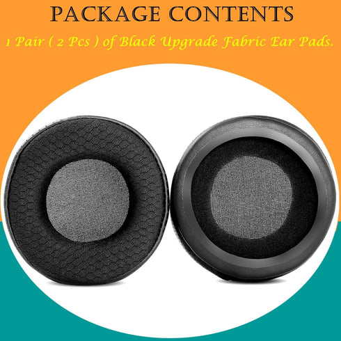 TaiZiChangQin Upgrade Ear Pads Ear Cushions Replacement Compatible with MSI DS502 DS-502 DS501 Headphone (Fabric Earpads Black)...