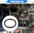 2 Pcs Engine Crankshaft Oil Seal Compatible for Toyota Sienna 1998-2015, Durable Rubber Brown Oil Seal...