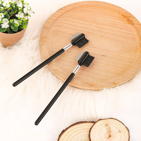 Dog Eye Comb Tear Stain Remover Comb, 2 Pcs Double-Head Tear Stain Comb for Small Dogs, Metal Eye Booger Remover for Dogs, Puppy Cat Grooming Comb...