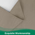 Biscaynebay Wrap Around Bed Skirts for Full & Full XL Beds 15" Drop, Taupe Adjustable Elastic Dust Ruffles Easy Fit Wrinkle & Fade Resistant Silky...