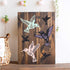 Hummingbird Stencil Set for Crafts, Reusable Silhouette Patterns for Painting Wood, Walls and Garden Decor...