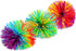 5 Pieces Monkey Stringy Balls Sensory Fidget Stringy Balls Soft Rainbow Pom Bouncy Stress Balls with Storage Bag, Multicolor (2.75 Inch 5 Pieces)...