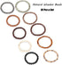 FIBO STEEL 2-10Pcs 8-11mm Wood Beaded Bracelet for Men Buddhist Beads Elastic...