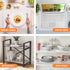Shelf Liners for Kitchen Cabinets Refrigerator Liners Waterproof Kitchen Cupboard Liner Durable Plastic Drawer Mats EVA Material Non Adhesive Frid...