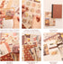 348 Pcs Scrapbooking Supplies Kit, Vintage Aesthetic Scrapbook Kit for Bullet Junk Journal, Stationery, A6 Grid Notebook, DIY Journaling Supplies,...