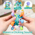 Baby Montessori Teething Toys for 0-6 6-12 Months BPA Free Sensory Toys for Babies 0 3 6 9 12 18 Months Newborn Infant Learning Developmental Chew...