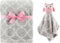 Hudson Baby Unisex Baby Plush Blanket with Security Blanket, Gray Owl, One Size...