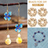 2000Pcs Flower Shape Septal Bead 6mm Tibetan Style Daisy Spacer Beads Loose Beads for DIY Bracelet Necklace Jewelry Making Supplies Golden...