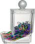 Officemate Self-Dispensing Paper Clip Holder w/250 Assorted Color Paper Clips, Clear (93697)...