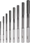 uxcell Chucking Reamer Set Lathe Machine Reamer Straight Flute Milling Cutter High Speed Steel H7 Tolerance (3mm 4mm 5mm 6mm 7mm 8mm 9mm 10mm) 8pc...