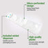 Restaurantware Bag Tek 28 Inch x 6 Inch Bread Bags 250 With Wicket Dispenser Bread Loaf Bags - Micro Perforated Freezer Safe Clear Plastic Baguett...