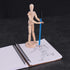 US Art Supply® Wood 8" Female - Artist Drawing Manikin Articulated Mannequin with Base and Flexible Body - Perfect for Drawing The Human Figure (8...