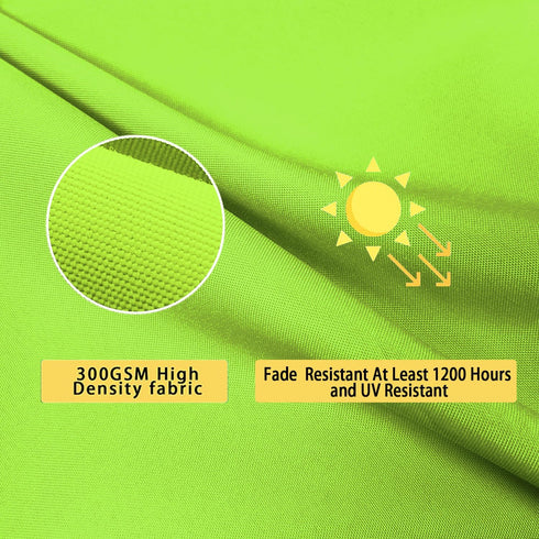 All Smiles Outdoor Waterproof Throw Pillow Covers 20x20 Set of 2 Green Decorative Patio Tent Bed Sofa Living Room Furniture Sunbrella Cushion Case...