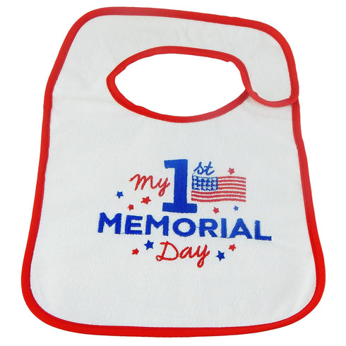 Baby's First Memorial Day Bib - 1pk...