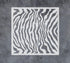 GSS Designs Zebra Stencils for Painting on Wood Canvas Paper Fabric Floor Wall Tile Zebra Skin Stencils 12x12Inch Reusable DIY Art and Craft Stenc...