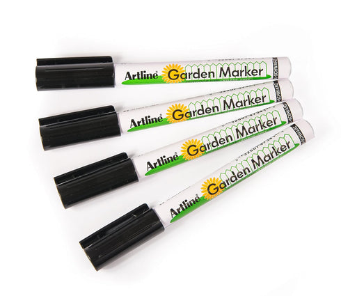 Garden Marker | Water Resistant | Quick Dry Ink Great For Outside Use (4 Markers)...